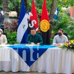 MINED Nicaragua continúa el proceso de matrícula escolar 2022 Conferencia de prensa de las autoridades de educación en Nicaragua