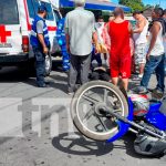 Madre de taxista suspende cita medica por aparente imprudencia de motociclista