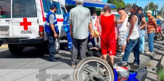 Madre de taxista suspende cita medica por aparente imprudencia de motociclista