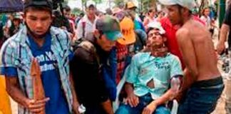 Brutal represión de la policía de Paraguay a campesinos e indígenas