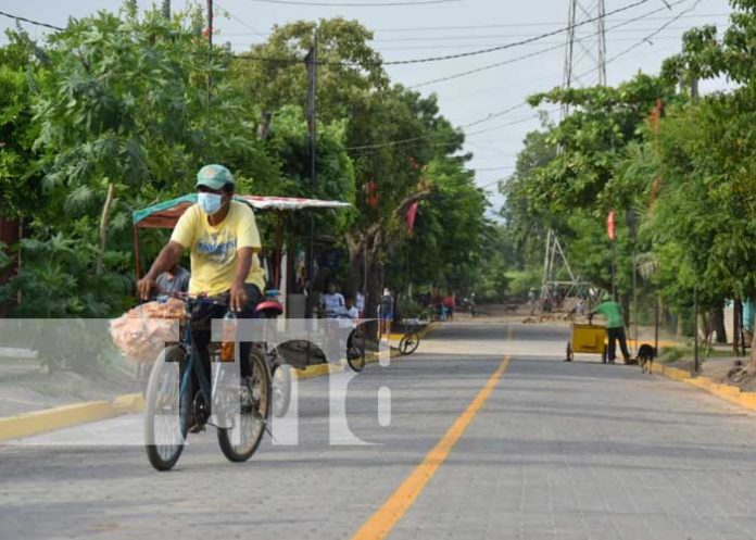 Nuevas calles y adoquinamiento en Nagarote, León