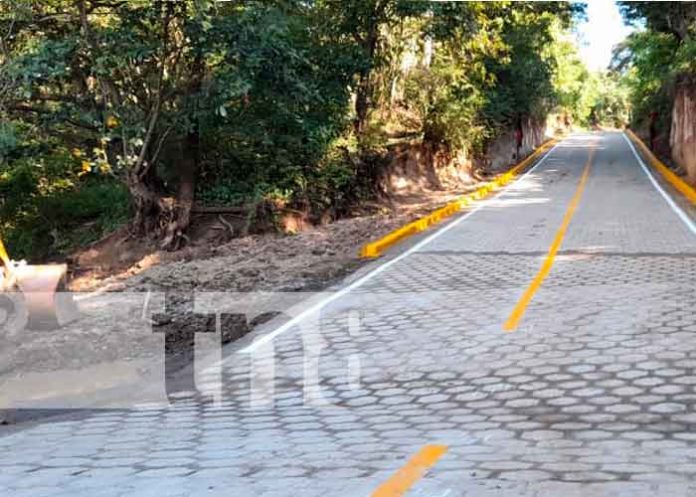 450 metros de adoquinado en Nandaime