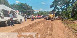 Construcción de más carreteras en el Caribe Norte de Nicaragua
