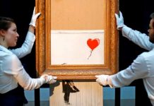 Obra Banksy triturada rompe récord al ser vendida por 25,4 millones de euros