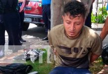 Persecución en Managua para capturar a supuesto asaltante en moto Operativo policial en Managua para captura de un delincuente