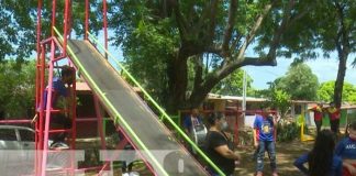 Entregan parque comunitario en barrio Laureano Mairena