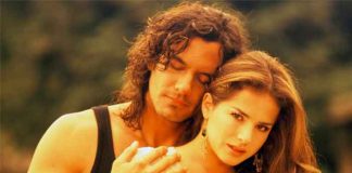 Mario Cimarro y su foto con Danna García grabando Pasión de gavilanes
