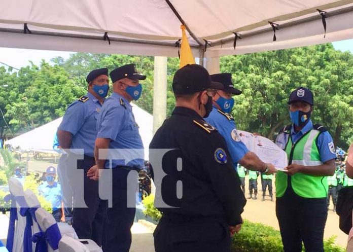 Estructura policial de Nicaragua consolidada con más de 1 mil 48 nuevos elementos