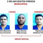 Policía Nacional detiene a varios delincuentes en Rivas Delincuentes capturados en Rivas