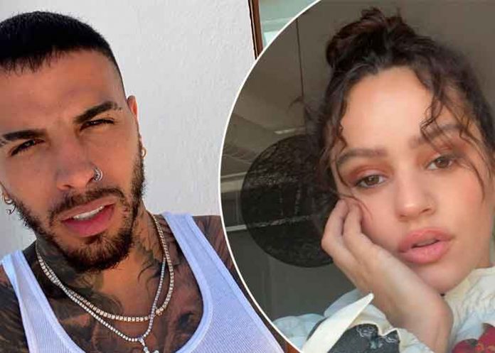 Rauw Alejandro celebra su amor con Rosalía en pleno concierto