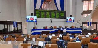 Sesión parlamentaria en la Asamblea Nacional, sobre préstamo para la salud