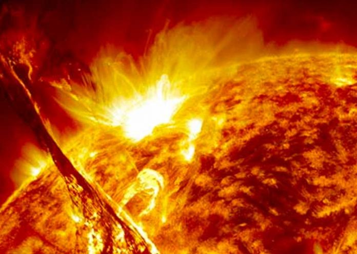 Registran erupción solar que podría provocar tormenta magnética en la Tierra