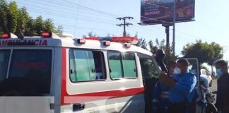 Lugar del accidente de tránsito en la Pista Suburbana