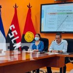 Conferencia de prensa sobre las teleclases en Nicaragua
