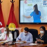 Anuncian programa de las teleclases para este fin de semana en Nicaragua Conferencia de prensa sobre las teleclases en Nicaragua