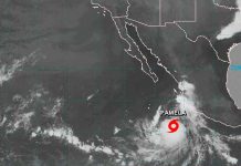 Se forma en la costa del Pacífico mexicano la tormenta tropical Pamela