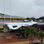 Tornado vuela techo de Hospital en la provincia Heredia, Costa Rica Tornado vuela techo de Hospital en la provincia Heredia, Costa Rica