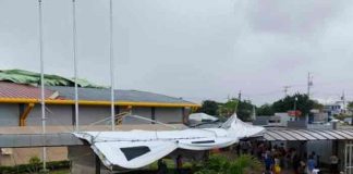 Tornado vuela techo de Hospital en la provincia Heredia, Costa Rica