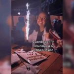 Joven celebró con pastel haber dejado su trabajo: «Era un lugar tóxico» Joven celebró con pastel haber dejado su trabajo: "Era un lugar tóxico"
