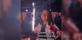 Joven celebró con pastel haber dejado su trabajo: "Era un lugar tóxico"