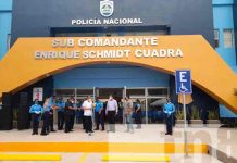 Inauguran una nueva unidad policial en Managua