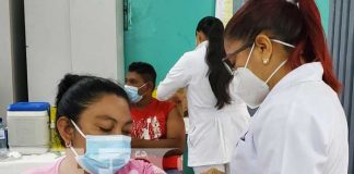 Nueva jornada de vacunación a personas en Managua