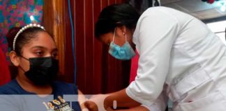 Jornada de vacunación para familias en Río San Juan