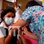 Pobladores de La Concepción, Masaya, se inmunizan contra el COVID-19 Aplicación de vacunas contra el COVID-19 en La Concepción, Masaya