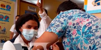 Aplicación de vacunas contra el COVID-19 en La Concepción, Masaya