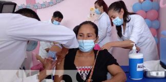 Vacunación a embarazadas en Masaya