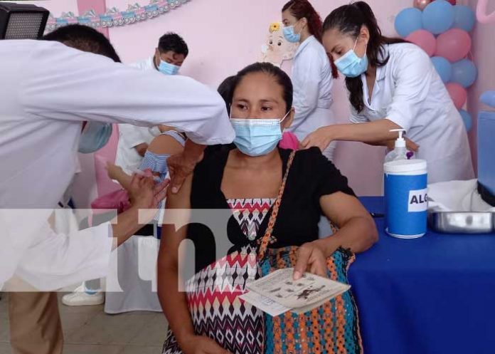 Vacunación a embarazadas en Masaya