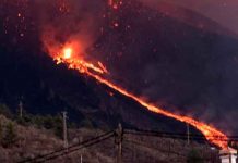Lava del volcán de La Palma amenaza con destruir nuevas zonas Lava del volcán de La Palma amenaza con destruir nuevas zonas