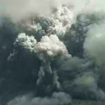 Volcán Monte Aso entró en erupción en Japón Volcán Monte Aso entró en erupción en Japón