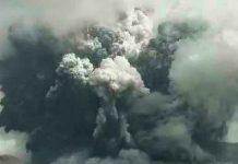 Volcán Monte Aso entró en erupción en Japón