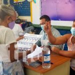 Familias de Mozonte salen a votar en paz y tranquilidad en Mozonte, Nueva Segovia