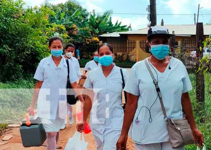 Familias de Puerto Cabezas, son inmunizadas ante el COVID-19