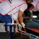 Mujer resulta lesionada tras un accidente de transcrito en Juigalpa, Chontales