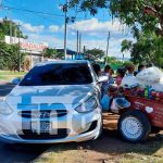 Conductor provoca fuerte accidente de tránsito en Managua