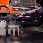 Motociclista impacta contra furgón en Somoto Motociclista impacta contra furgón en Somoto