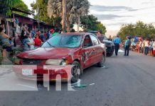 Fallece motociclista en los semáforos de los Mil Metros, Managua Fallece motociclista en los semáforos de los Mil Metros, Managua