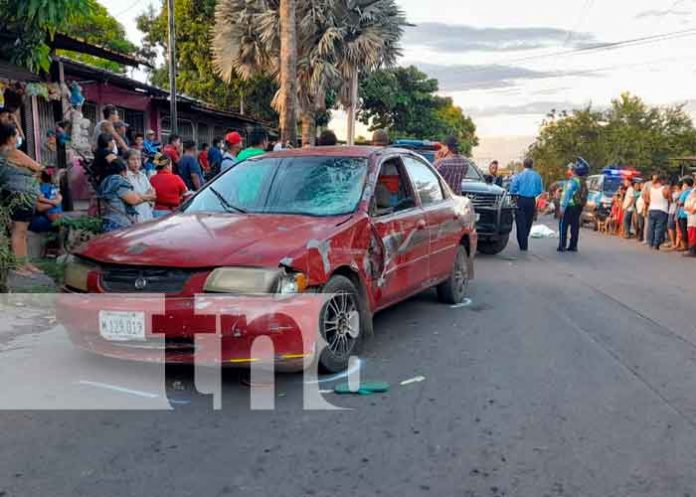 Fallece motociclista en los semáforos de los Mil Metros, Managua