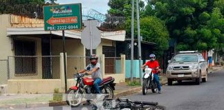 Accidentes simultáneos en Managua dejan a motociclistas con lesiones