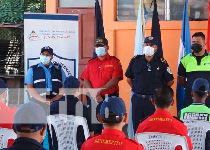 Bomberos de Estelí son capacitados sobre la prevención de estupefacientes