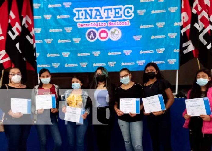 INATEC certifica a más de 50 protagonistas de cursos libres en Jinotega