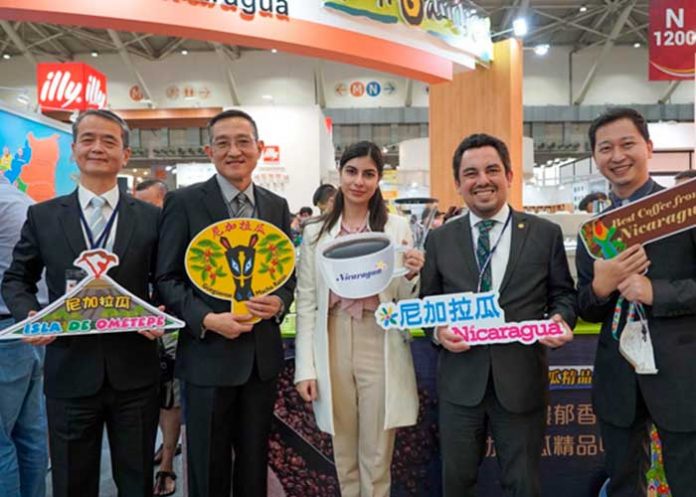 Café de Nicaragua destaca en feria internacional de café, té y vino en Taiwán