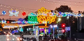 Managua se llena de alegría, luz y color con altares en Avenida Bolívar