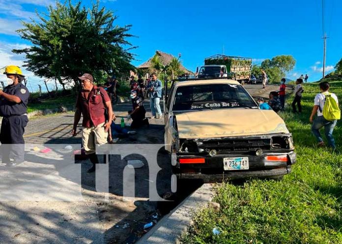 1 Varios lesionados de gravedad en fuerte accidente registrado en Rivas