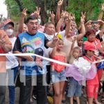 Familias del barrio Memorial Sandino, Managua estrenan calles nuevas
