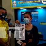 Habilitan kiosko tecnológico en Diriomo, Granada Habilitan kiosko tecnológico en Granada