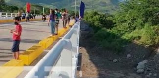 Inauguran puente en San Juan de Limay